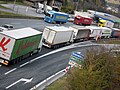 LKW-Stau aufm Brenner bzw. da A13