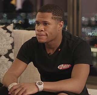 <span class="mw-page-title-main">Devin Haney</span> American boxer (born 1998)