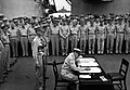 File:Douglas MacArthur signs formal surrender.jpg