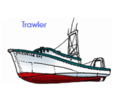 拖網漁船（trawler）