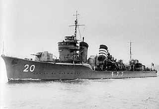 Japanese destroyer <i>Fubuki</i> (1927) Fubuki-class destroyer