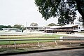 The stands at the St. Ann's Garrison Savannah racetrack