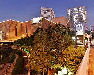 <span class="mw-page-title-main">Houston Theater District</span> Neighborhood in Harris County, Texas, United States