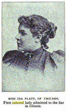 Ida Platt, in a 1903 publication.