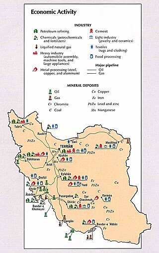 <span class="mw-page-title-main">Mining in Iran</span>