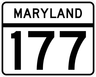 <span class="mw-page-title-main">Maryland Route 177</span> State highway in Maryland, U.S.