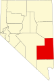 State map highlighting Lincoln County