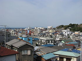 三崎の市街地遠景