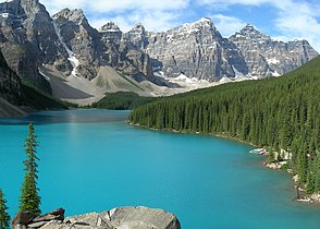 Moraine Lake near Banff, Alberta