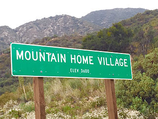 <span class="mw-page-title-main">Mountain Home Village, California</span> Unincorporated community in California, United States