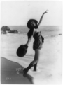 Alice Maison in bathing suit (1917) with a muff on right hand :-)