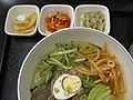 한국어: 물냉면 English: Mul naengmyeon