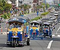 Fila de tuk-tuk a Tailàndia.