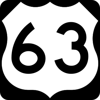 <span class="mw-page-title-main">U.S. Route 63 in Iowa</span> U.S. Highway in Iowa