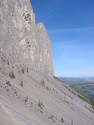 <span class="mw-page-title-main">Scree</span> Broken rock fragments at base of cliff