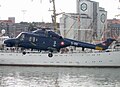 S-191: Royal Danish Navy Westland Lynx. Århus harbour, Jutland, Denmark 2003.