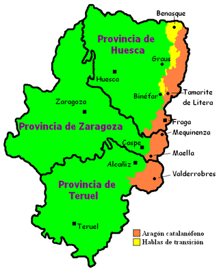 <span class="mw-page-title-main">La Franja</span> Catalan-speaking part of Aragon, Spain