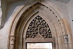 Main portal of the Old New Synagogue, Prague (c. 1270)