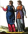 Image 34A 19th century depiction of Dacian women (from History of Romania)