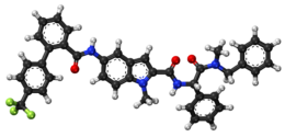 Dirlotapide ball-and-stick model.png