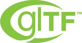 glTF 3D scene and model file format