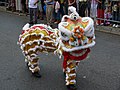 Carnival dragon by the Chinese community