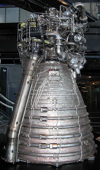 <span class="mw-page-title-main">Cryogenic rocket engine</span> Type of rocket engine which uses liquid fuel stored at very low temperatures