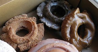 <span class="mw-page-title-main">Old-fashioned doughnut</span> Type of deep fried food