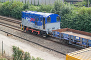 Railpro 603 in Rhoon tijdens werkzaamheden aan de metrobaan in Rotterdam (2014).