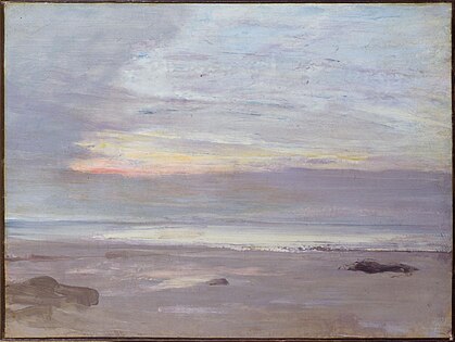 James Abbott McNeill Whistler: Crepuscule in Opal, Trouville (1865)