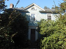 The Colonial style house at 360 Grove Street was built in 1936 as a model home. 360 Grove.JPG