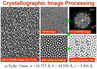 <span class="mw-page-title-main">Crystallographic image processing</span>