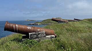 Cannons at fort