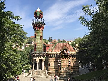 El Capricho de Gaudí in Comillas, Cantabria, by Antoni Gaudí (1883–1885)