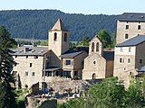 L'église et ses deux clochers.