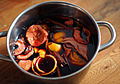 Image 11Mulled wine steeping (Swedish glögg) (from List of cocktails)