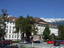 Hoofdgebouw van de Universiteit van Innsbruck