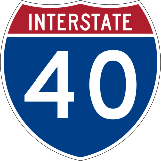 <span class="mw-page-title-main">Interstate 40 in Tennessee</span> Interstate Highway in Tennessee, United States