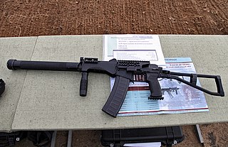 <span class="mw-page-title-main">SR-3 Vikhr</span> Russian assault rifle