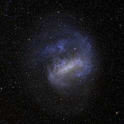 Large Magellanic Cloud rendered from Gaia EDR3