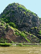 Lorelei viewed from the river