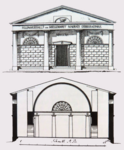 Plan of the Mausoleum in the Gadow Castle Park 1816