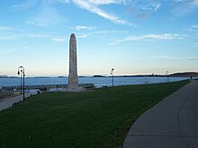 Castle Island, considered to be part of South Boston, was formerly an island in Boston Harbor, but is now connected via a causeway to the mainland near the proposed terminus of the Dorchesterway. Nuffsaid 110.jpg