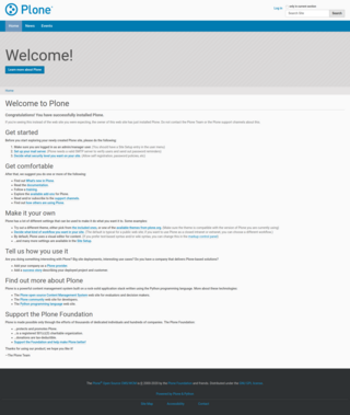 <span class="mw-page-title-main">Plone (software)</span> Content management system