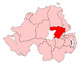 <span class="mw-page-title-main">South Antrim (UK Parliament constituency)</span> Parliamentary constituency in the United Kingdom, 1950 onwards