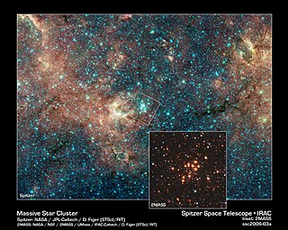 RSGC1 Open cluster in the constellation Scutum