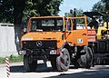 Unimog U1300 útépítés közben