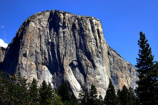 Facing El Capitan