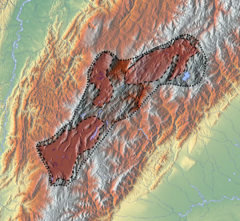 Chicamocha River is located in the Altiplano Cundiboyacense