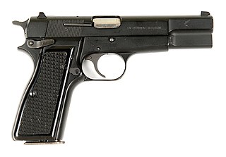 <span class="mw-page-title-main">Browning Hi-Power</span> American-Belgian semi-automatic pistol